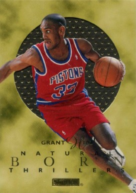 1995 Skybox E-XL Natural Born Thrillers Grant Hill #3 Basketball Card