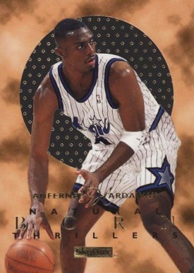 1995 Skybox E-XL Natural Born Thrillers Anfernee Hardaway #6 Basketball Card