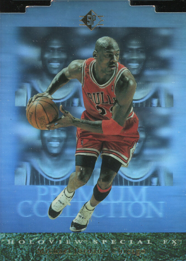 1995 SP Holoviews Die-Cut Michael Jordan #PC5 Basketball Card