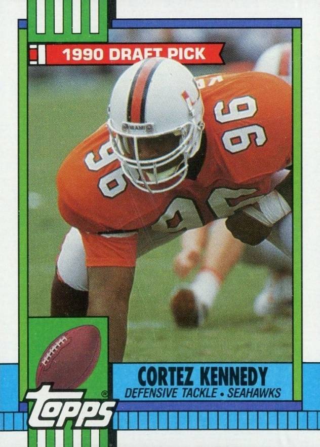 1990 Topps Cortez Kennedy #334 Football Card