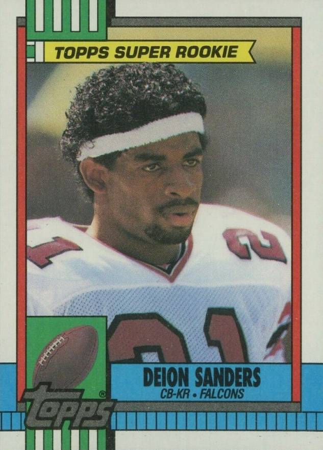 1990 Topps Deion Sanders #469 Football Card