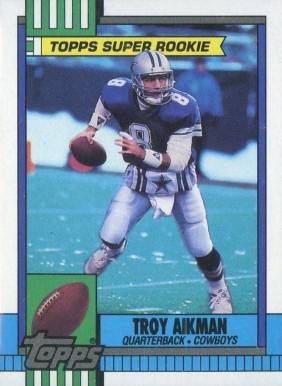 1990 Topps Troy Aikman #482 Football Card