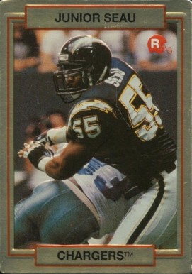 1990 Action Packed Rookie Update Junior Seau #38 Football Card