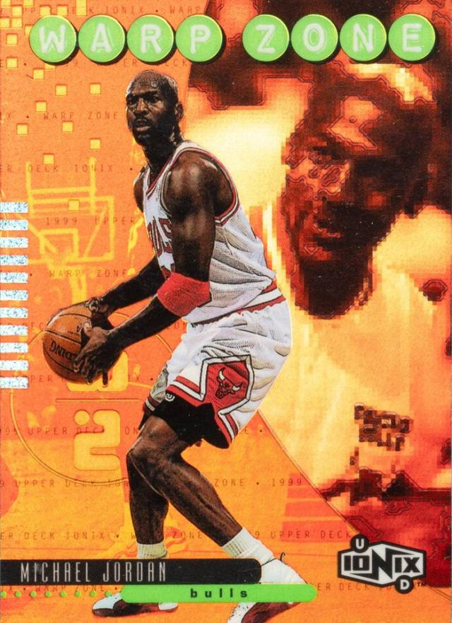 1998 Upper Deck Ionix Warp Zone Michael Jordan #Z1 Basketball Card