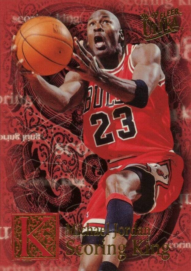 1996 Ultra Scoring Kings Michael Jordan #4 Basketball Card
