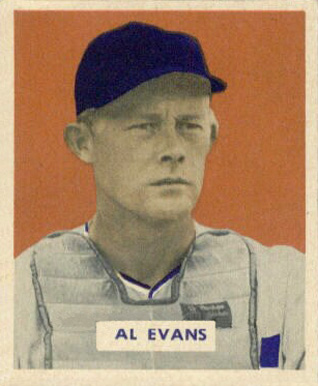 1949 Bowman Al Evans #132s Baseball Card