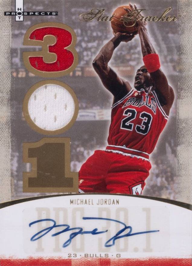 2007 Fleer Hot Prospects Stat Tracker Michael Jordan #ST-26 Basketball Card