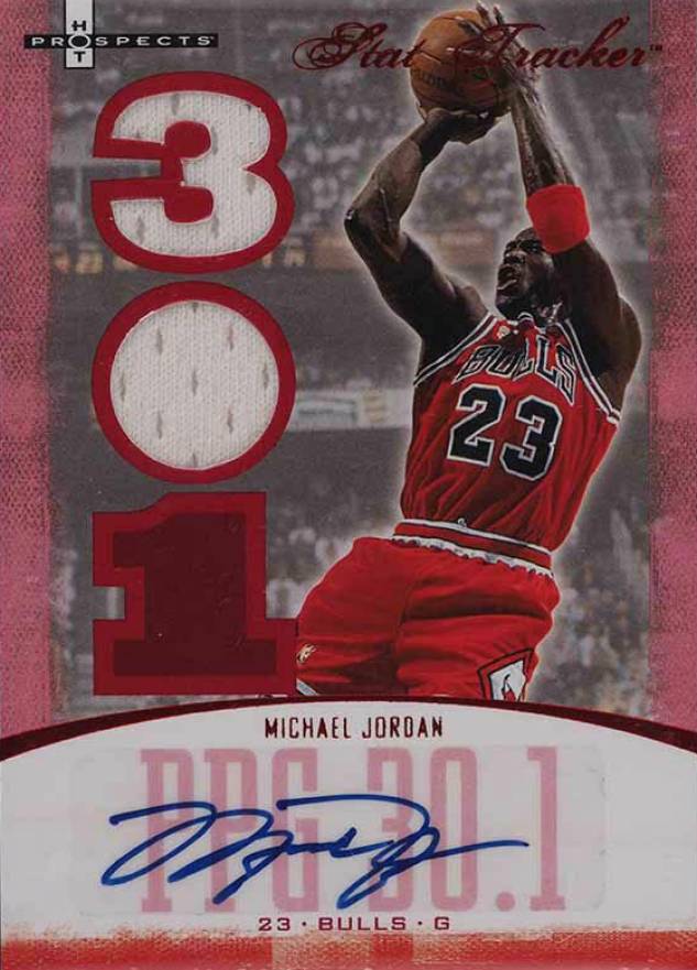 2007 Fleer Hot Prospects Stat Tracker Michael Jordan #ST-26 Basketball Card