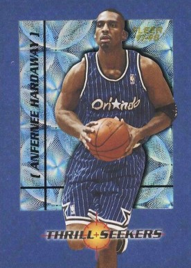 1997 Fleer Thrill Seekers Anfernee Hardaway #4 Basketball Card