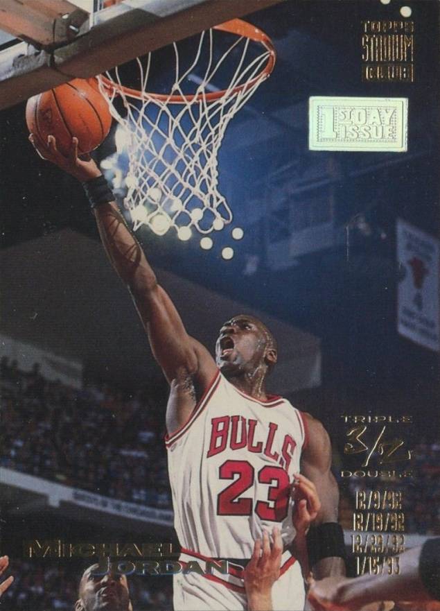 1993 Stadium Club  Michael Jordan #1 Basketball Card