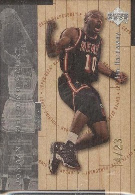 1998 Upper Deck Hardcourt Jordan Holding Court Michael Jordan/Tim Hardaway #J14 Basketball Card