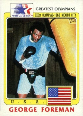 1983 Topps Greatest Olympians George Foreman #19 Other Sports Card