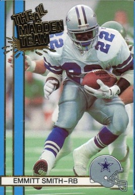 1990 Action Packed All-Madden  Emmitt Smith #9 Football Card
