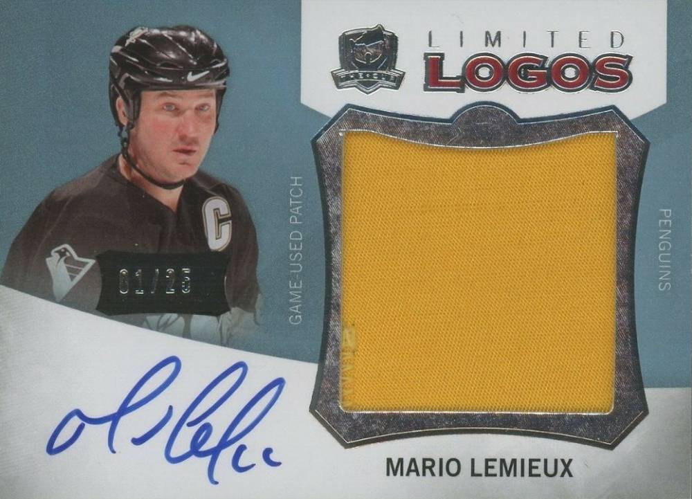 2012 Upper Deck the Cup Limited Logos Mario Lemieux #LL-ML Hockey Card