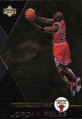 1998 Upper Deck Ovation Jordan Rules Michael Jordan #J15 Basketball Card