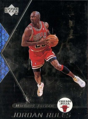 1998 Upper Deck Ovation Jordan Rules Michael Jordan #J9 Basketball Card