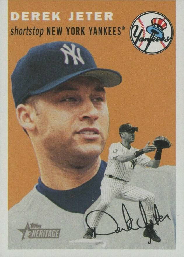 2003 Topps Heritage Derek Jeter #10 Baseball Card