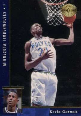 1995 SP Championship Kevin Garnett #62 Basketball Card