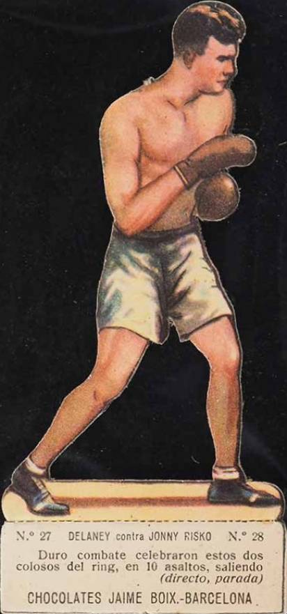 1928 Chocolates Jaime Boix-Barcelona/Boxers Die-Cut Jack Delaney #27 Other Sports Card