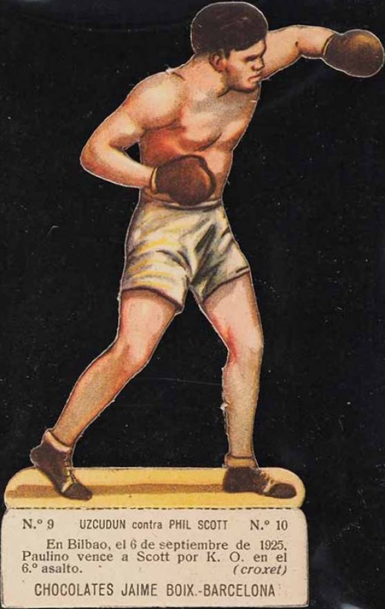 1928 Chocolates Jaime Boix-Barcelona/Boxers Die-Cut Paulino Uzcudun #9 Other Sports Card