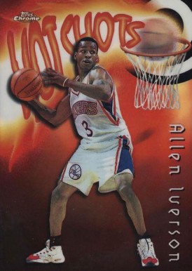 1997 Topps Chrome Season's Best Allen Iverson #26 Basketball Card