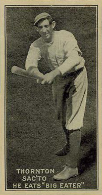 1911 Big Eater Sacramento Salons (Minors) Thornton #19 Baseball Card