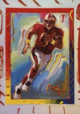 1997 Topps Gallery Peter Max Serigraphs Steve Young #PM7 Football Card