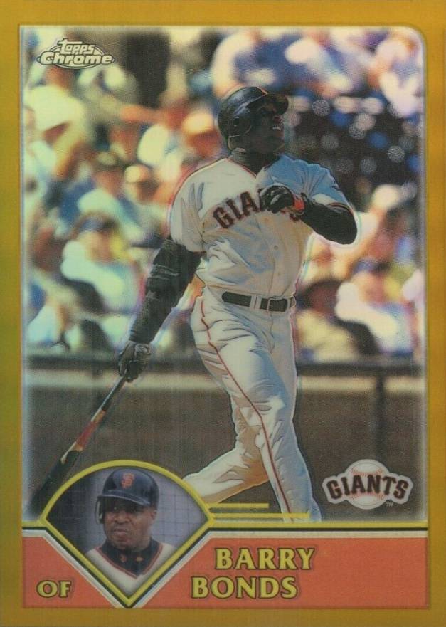 2003 Topps Chrome Barry Bonds #245 Baseball Card