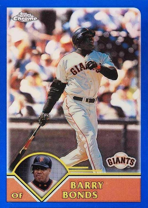 2003 Topps Chrome Barry Bonds #245 Baseball Card