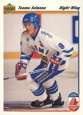 1991 Upper Deck Teemu Selanne #21 Hockey Card