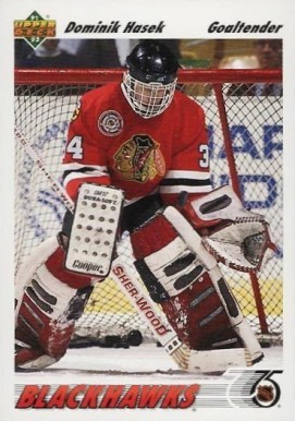 1991 Upper Deck Dominik Hasek #335 Hockey Card