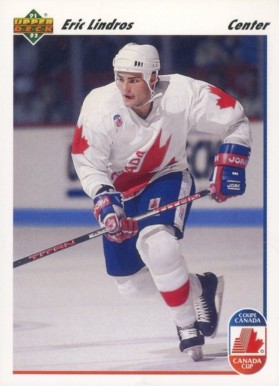 1991 Upper Deck Eric Lindros #9 Hockey Card