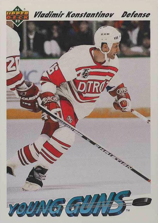 1991 Upper Deck Vladimir Konstantinov #594 Hockey Card