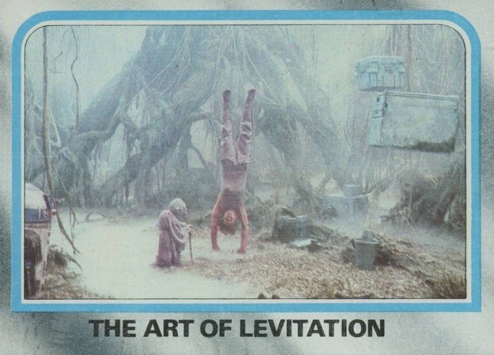 1980 Star Wars Empire Strikes Back The art of levitation #237 Non-Sports Card