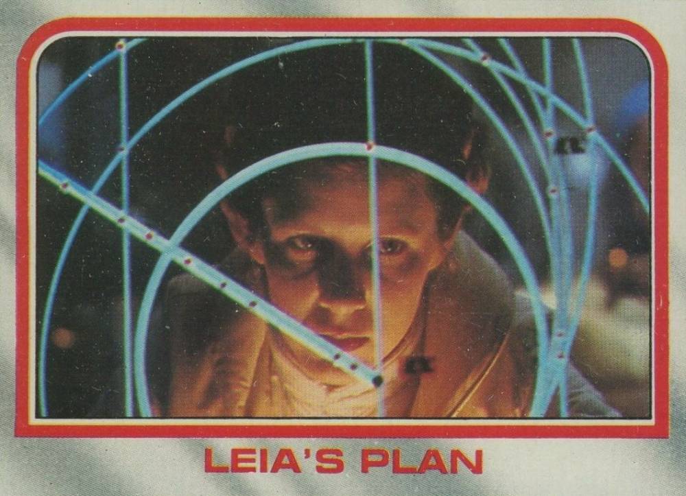 1980 Star Wars Empire Strikes Back Leia's plan #19 Non-Sports Card
