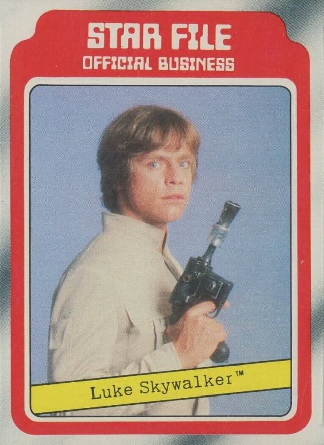 1980 Star Wars Empire Strikes Back Luke Skywalker #2 Non-Sports Card