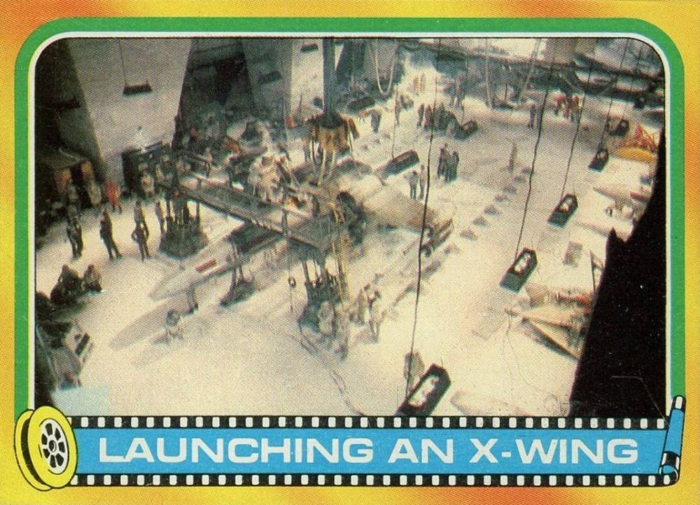 1980 Star Wars Empire Strikes Back Launching an X-wing #350 Non-Sports Card