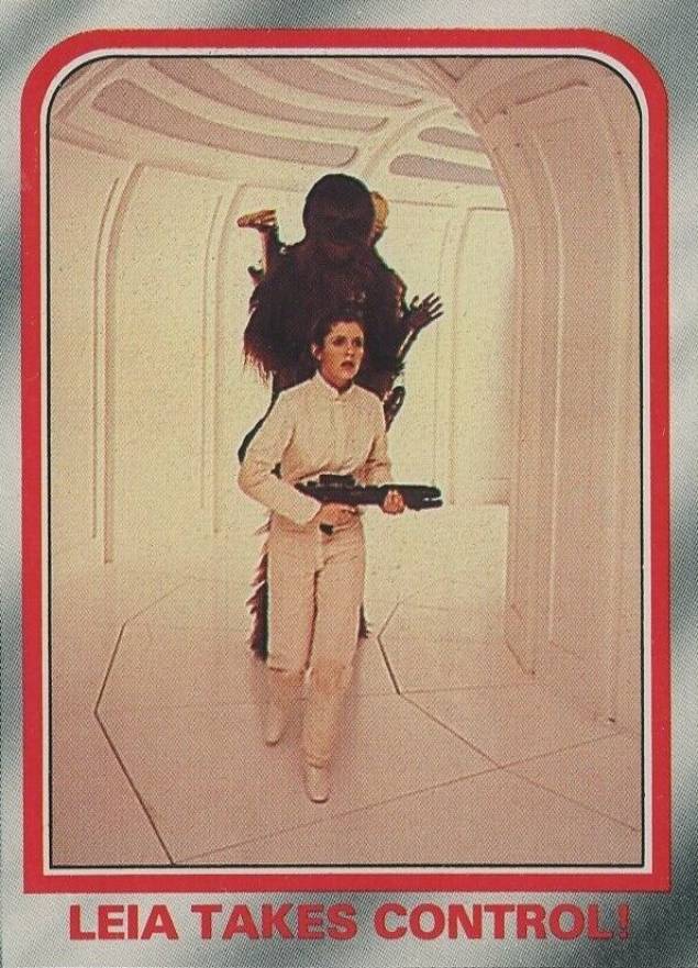 1980 Star Wars Empire Strikes Back Leia Takes Control #110 Non-Sports Card