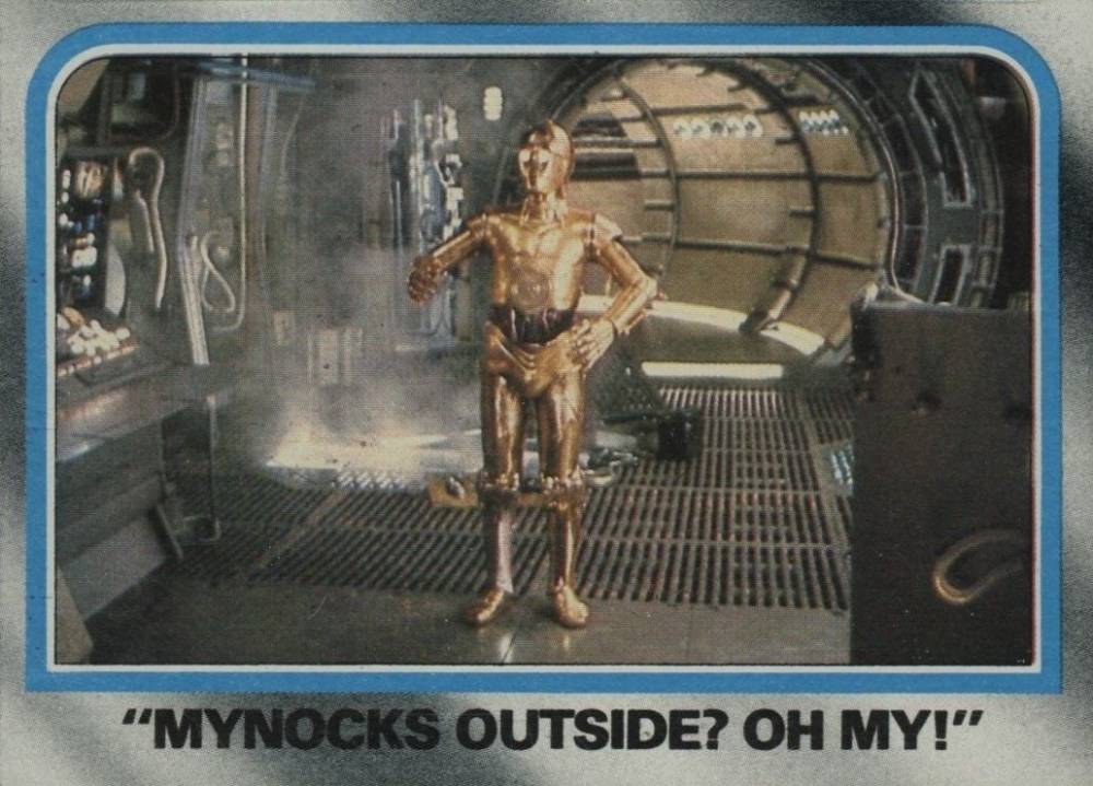 1980 Star Wars Empire Strikes Back Mynocks Outside #230 Non-Sports Card