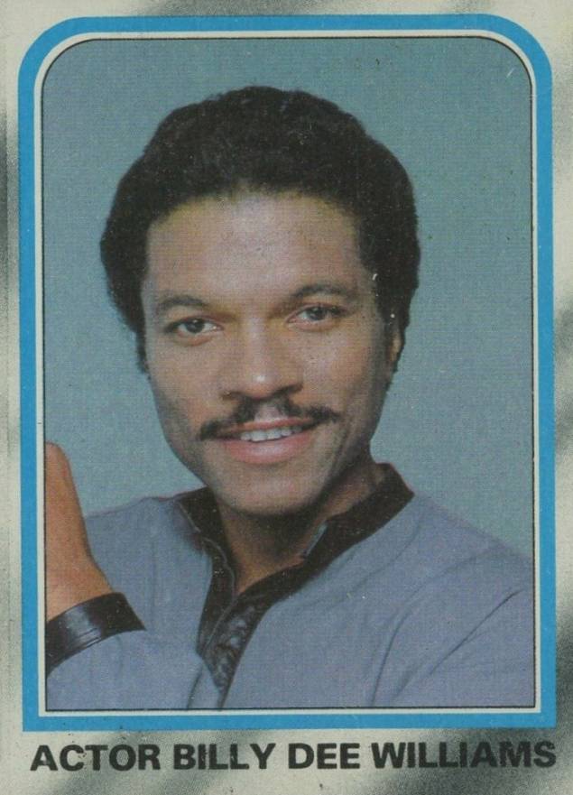 1980 Star Wars Empire Strikes Back Actor Billy Dee Williams #231 Non-Sports Card