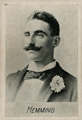 1894 Alpha Photo Engraving Hemming #8 Baseball Card