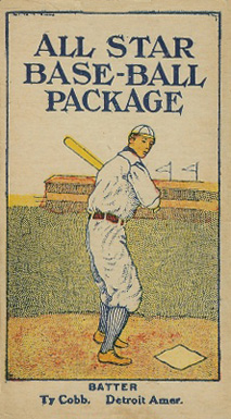 1910 All Star Base-Ball Ty Cobb, Detroit Amer. # Baseball Card