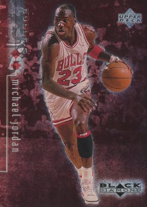 1998 Upper Deck Black Diamond Michael Jordan #4 Basketball Card