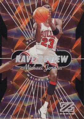 1997 Skybox Z-Force Rave Reviews Michael Jordan #6 Basketball Card