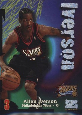 1997 Skybox Z-Force Allen Iverson #150 Basketball Card