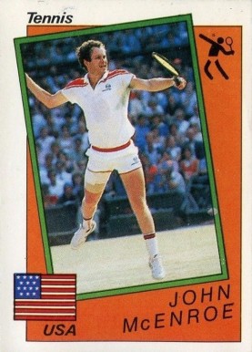1986 Panini Supersport Italian John McEnroe #180 Other Sports Card