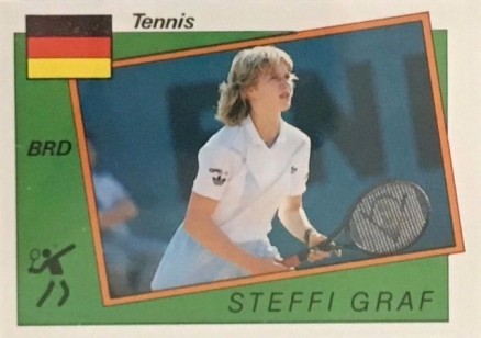 1986 Panini Supersport Italian Steffi Graf #198 Other Sports Card
