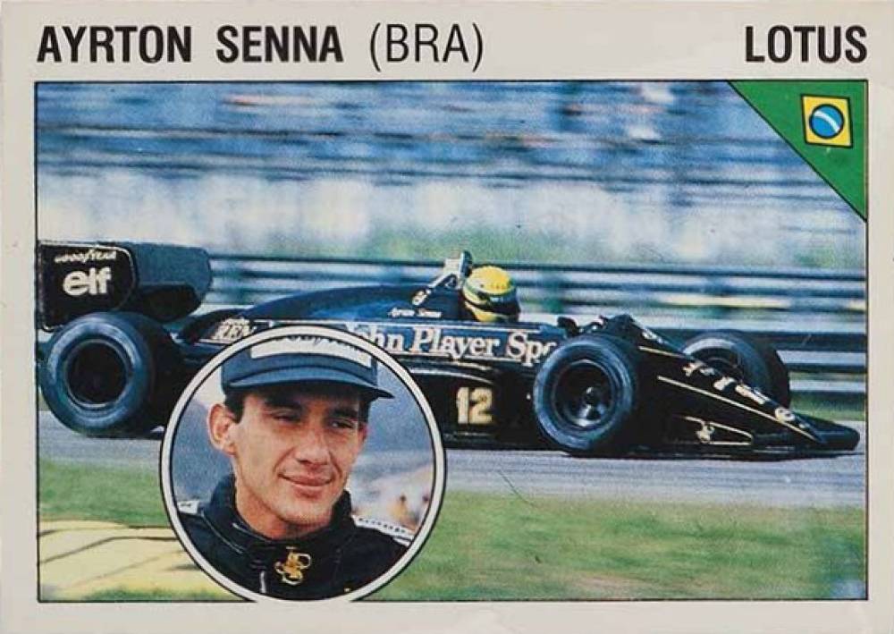 1986 Panini Supersport Italian Ayrton Senna #31 Other Sports Card
