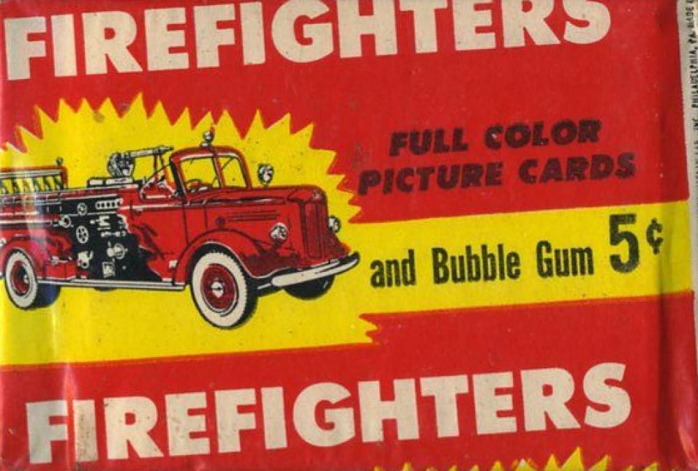 1953 Bowman Firefighters Wax Pack #WP Non-Sports Card