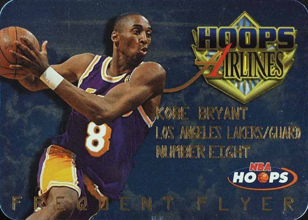 1997 Hoops Frequent Flyer Club Kobe Bryant #9 Basketball Card